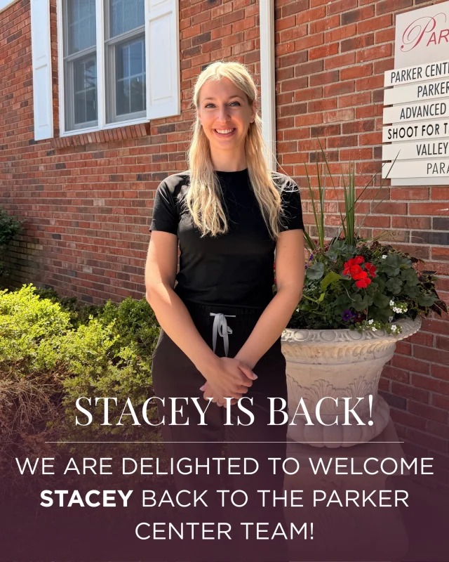 She’s back! ✨

Please join us in welcoming Master Aesthetician Stacey back to the Parker Center team! We are thrilled to have her expertise, passion, and dedication to beautiful, healthy skin back in our office.

Whether you’re due for your favorite facial, looking to refresh your skincare routine, or ready to start a personalized treatment plan, Stacey is here to help you achieve your skincare goals.

Appointments are filling quickly, so be sure to book your next visit with Stacey today!

📞 Call our office to schedule your appointment. Link in bio 🫶🫶

#aesthetican #hydrafacial #welcome #medspa